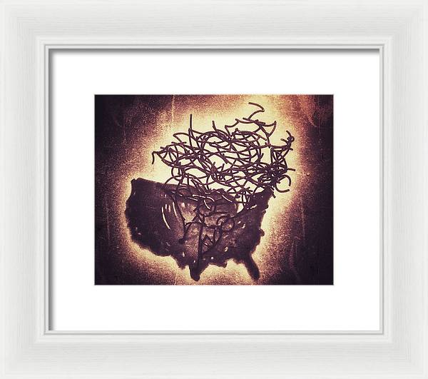 Chaos in the US - Framed Print