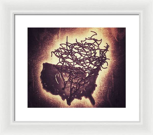 Chaos in the US - Framed Print