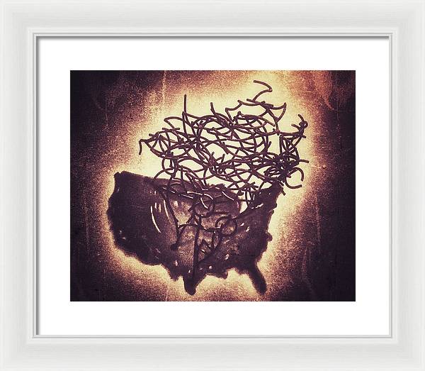 Chaos in the US - Framed Print