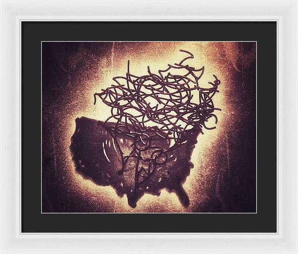 Chaos in the US - Framed Print