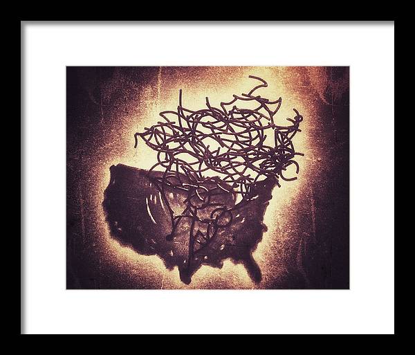 Chaos in the US - Framed Print