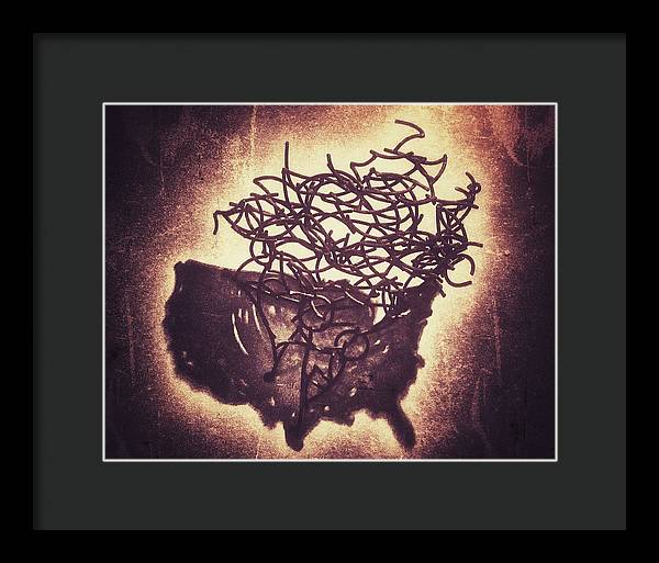 Chaos in the US - Framed Print