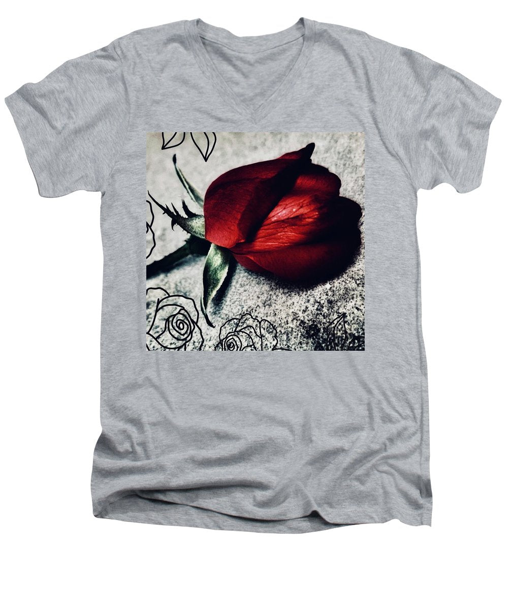 Coming Up Roses - Men's V-Neck T-Shirt