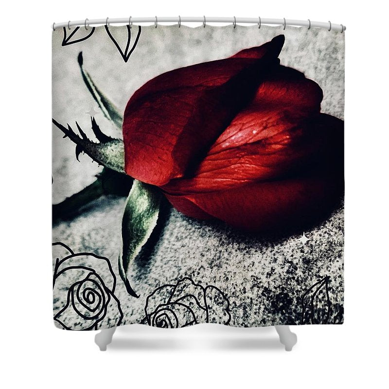 Coming Up Roses - Shower Curtain