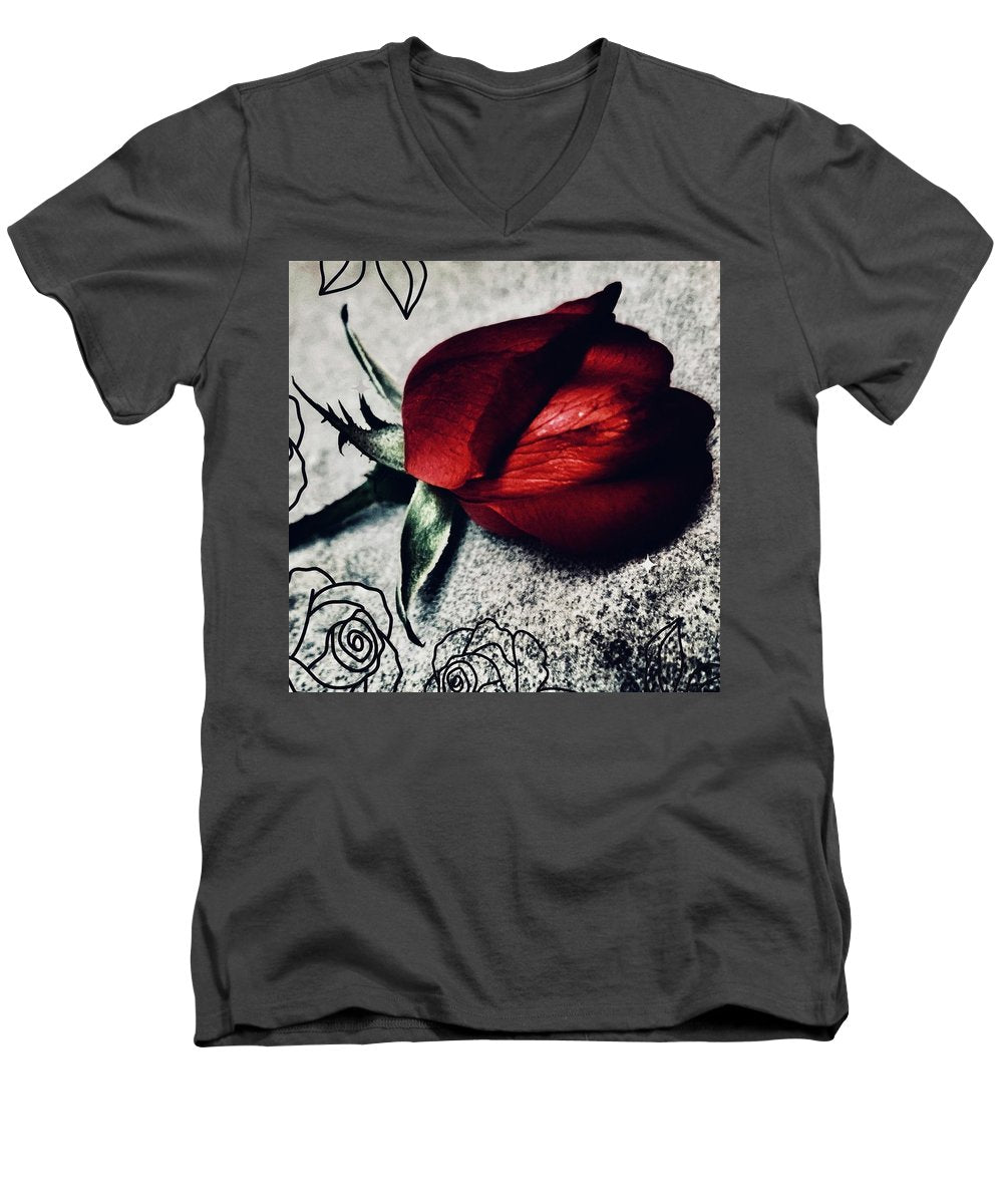 Coming Up Roses - Men's V-Neck T-Shirt