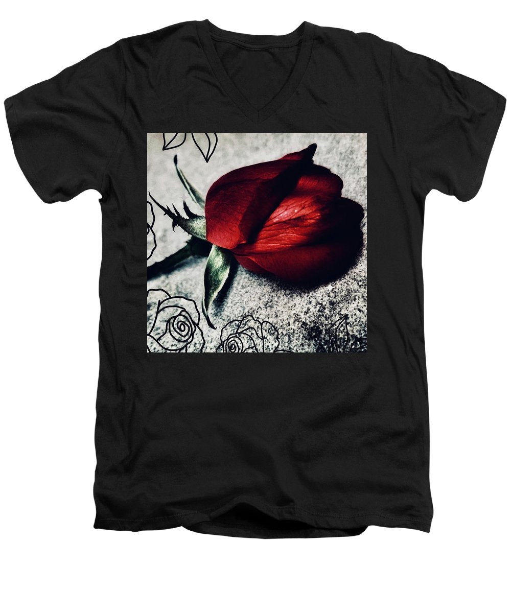 Coming Up Roses - Men's V-Neck T-Shirt