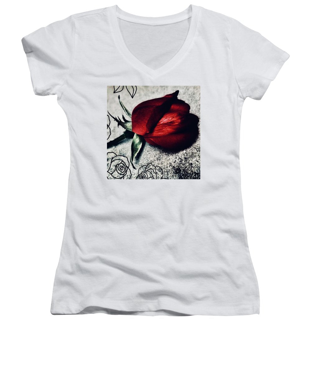 Coming Up Roses - Women's V-Neck