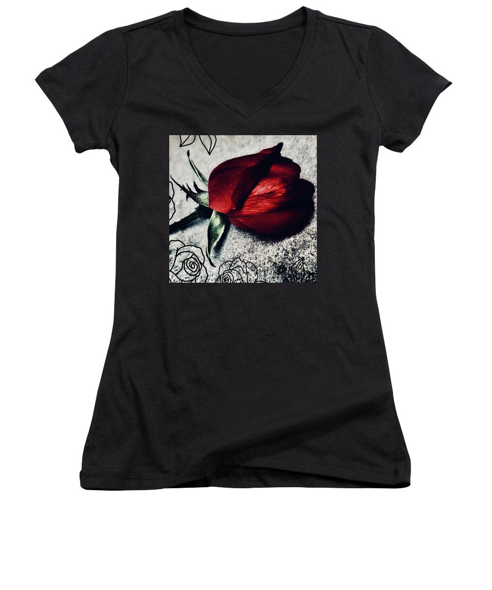 Coming Up Roses - Women's V-Neck