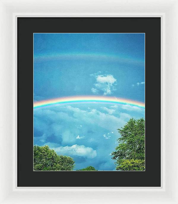 Double Rainbow - Framed Print