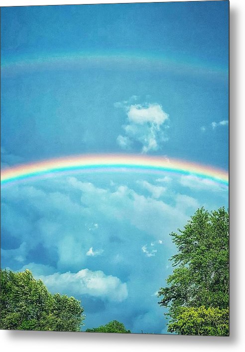 Double Rainbow - Metal Print