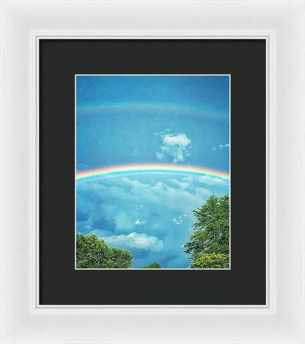 Double Rainbow - Framed Print