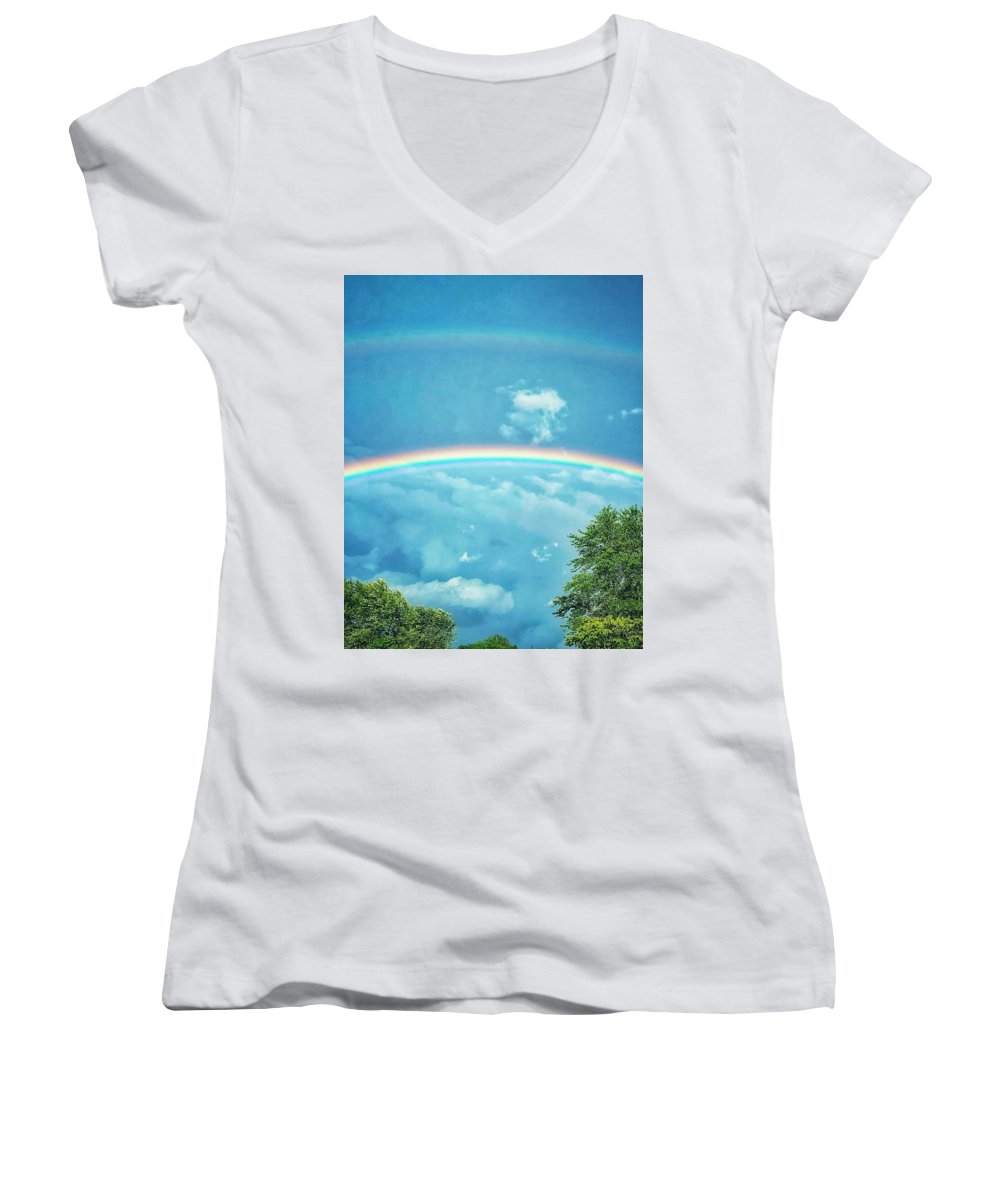 Double Rainbow - Women's V-Neck