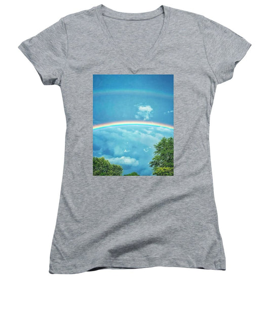 Double Rainbow - Women's V-Neck