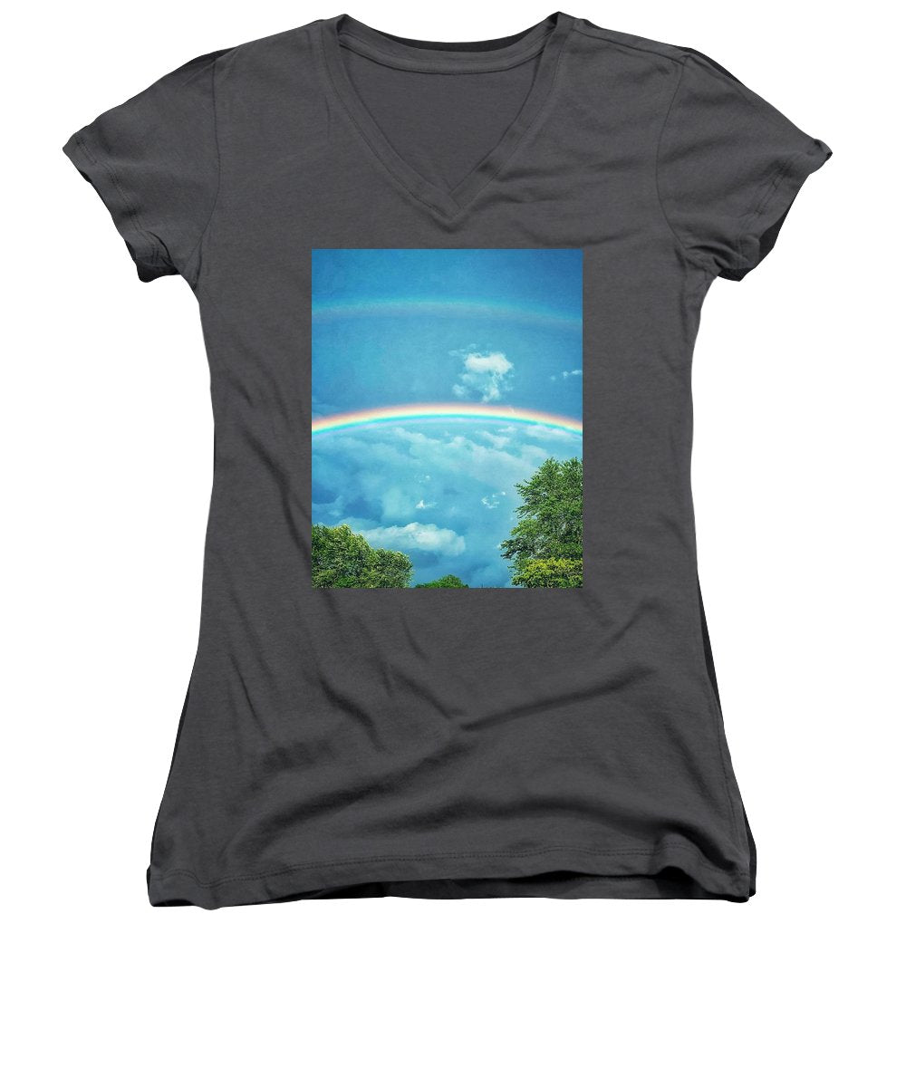 Double Rainbow - Women's V-Neck