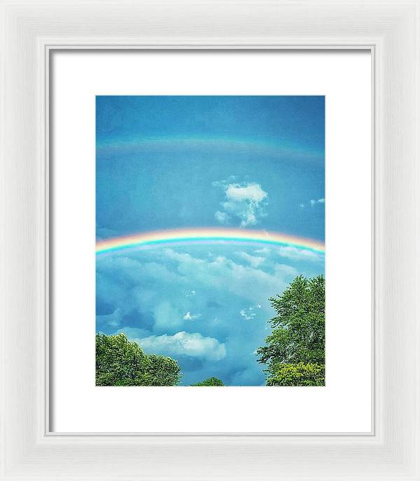 Double Rainbow - Framed Print