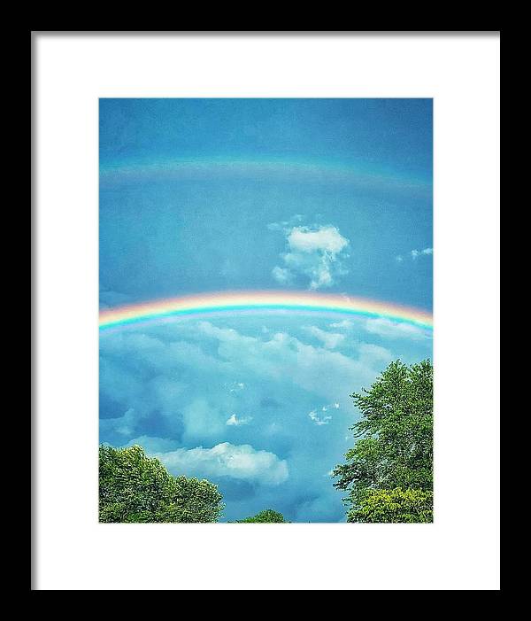 Double Rainbow - Framed Print