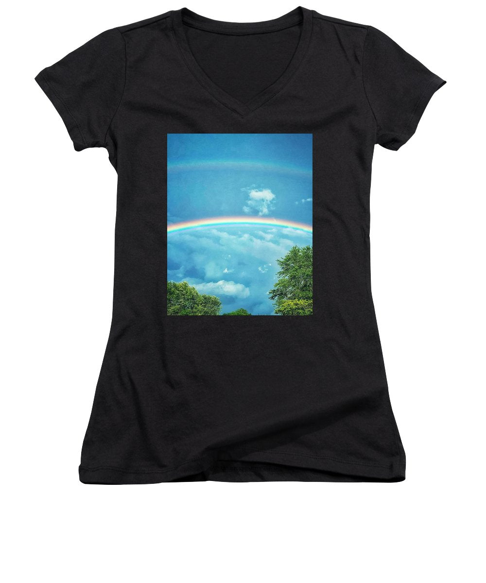 Double Rainbow - Women's V-Neck