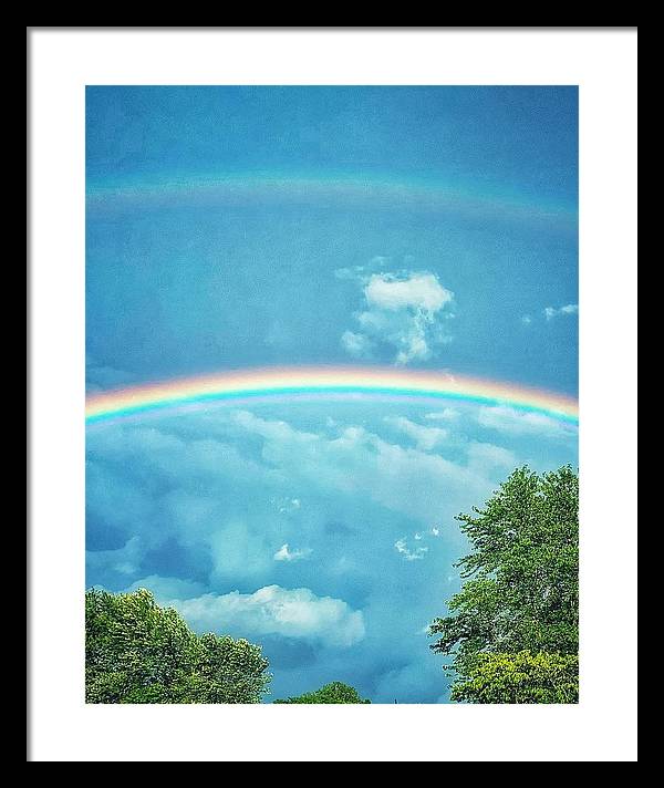 Double Rainbow - Framed Print