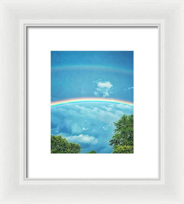 Double Rainbow - Framed Print