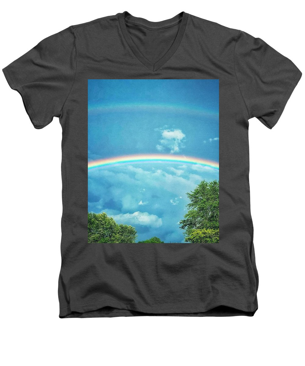 Double Rainbow - Men's V-Neck T-Shirt