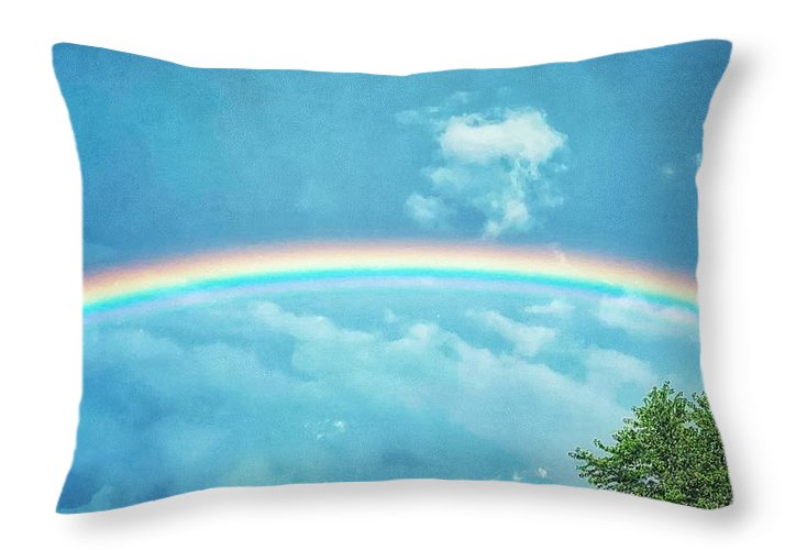 Double Rainbow - Throw Pillow