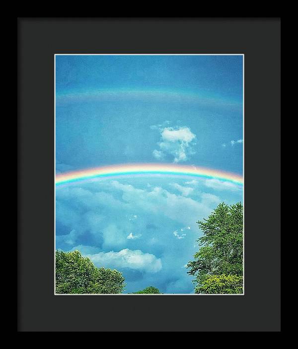 Double Rainbow - Framed Print