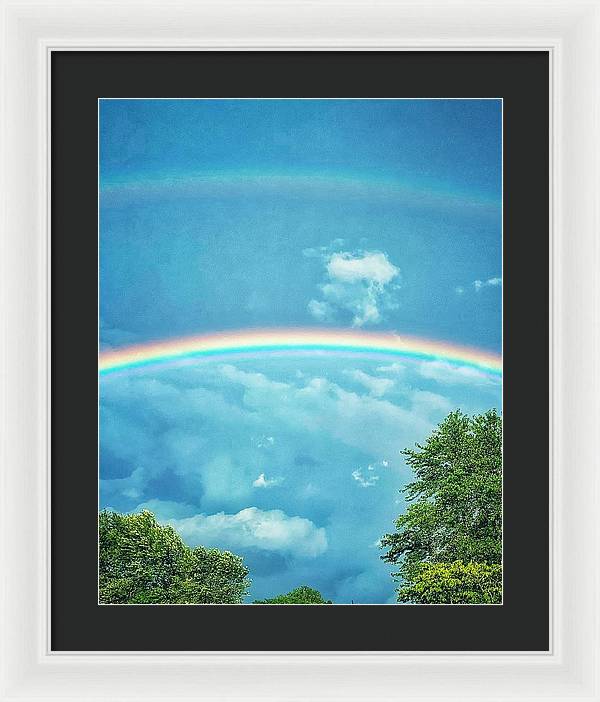 Double Rainbow - Framed Print