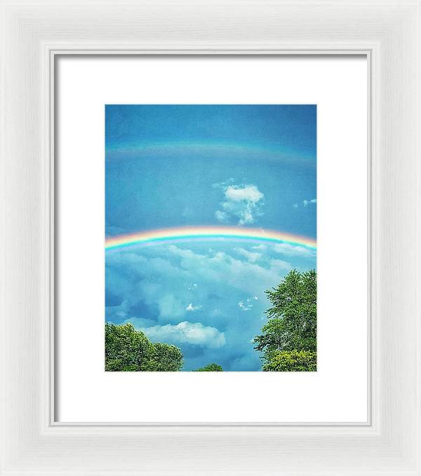 Double Rainbow - Framed Print