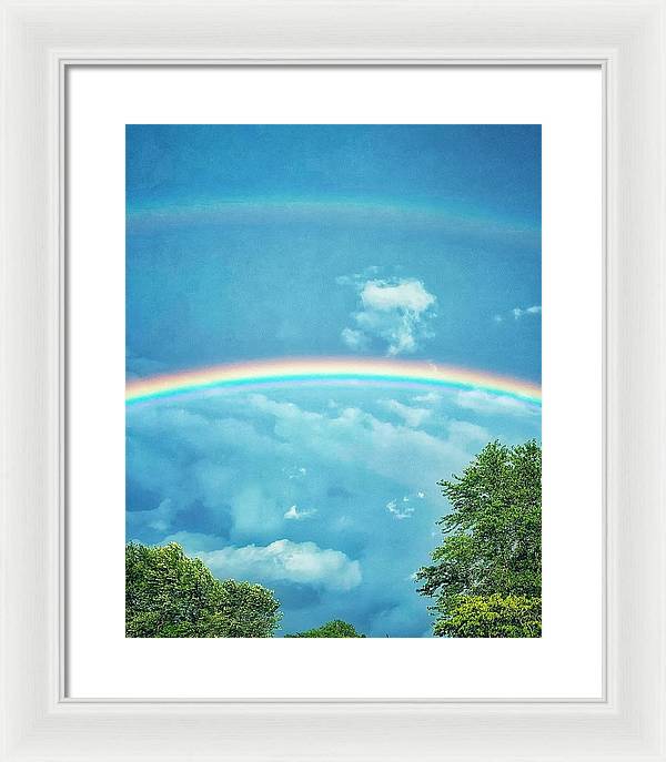 Double Rainbow - Framed Print