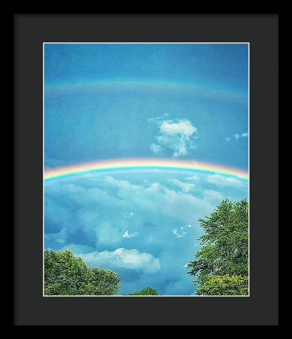 Double Rainbow - Framed Print