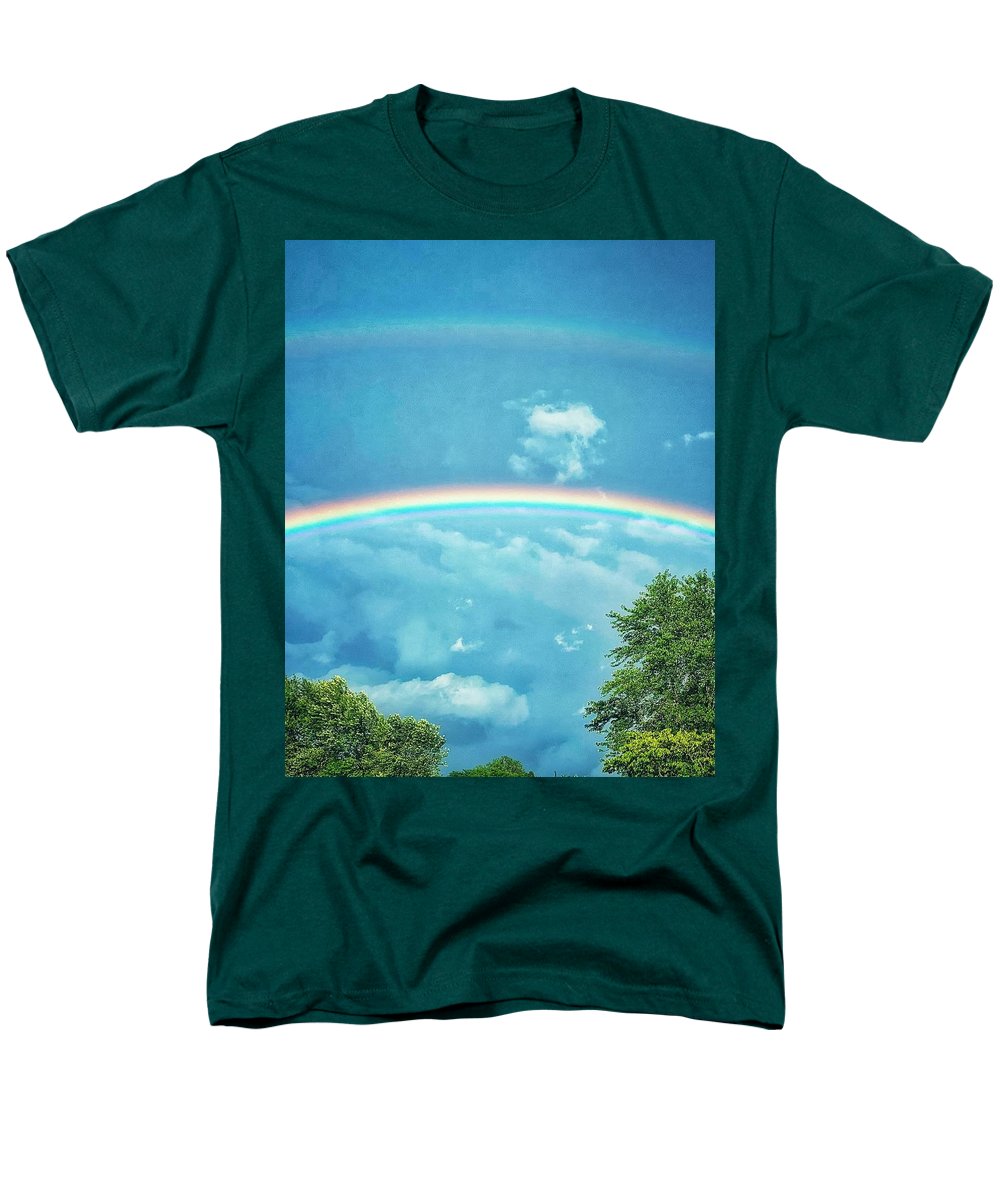 Double Rainbow - Men's T-Shirt  (Regular Fit)