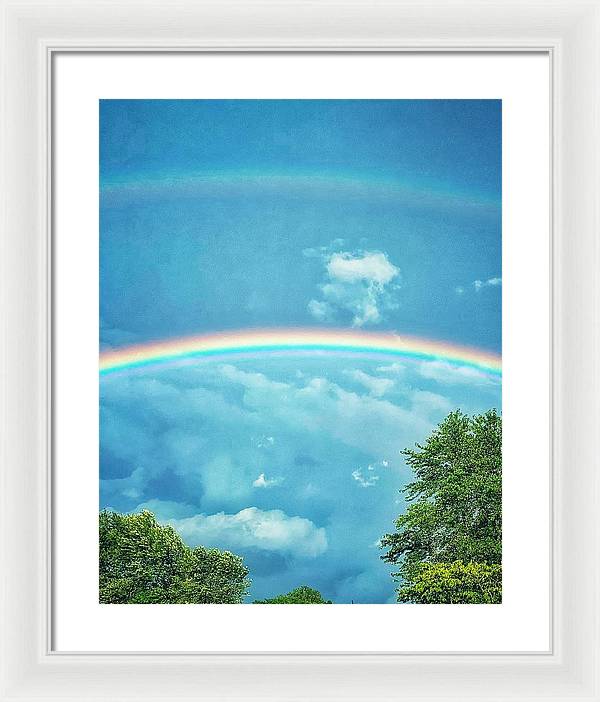 Double Rainbow - Framed Print