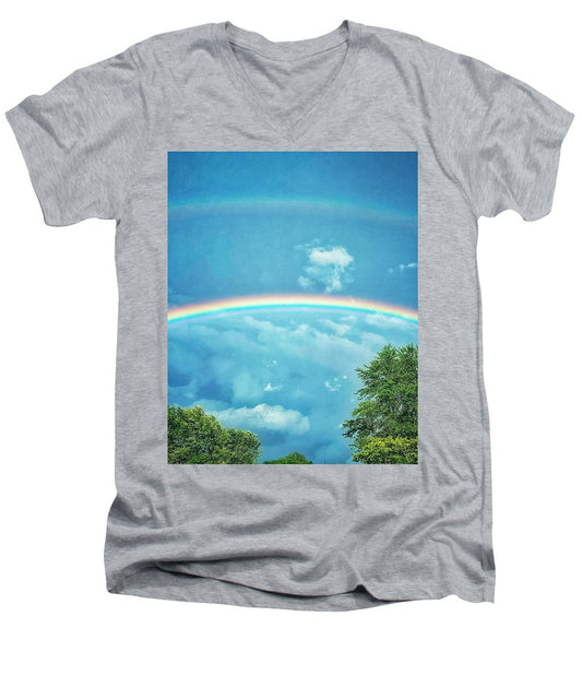 Double Rainbow - Men's V-Neck T-Shirt