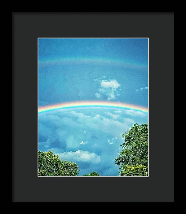 Double Rainbow - Framed Print