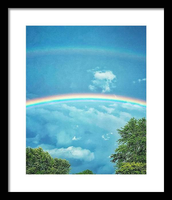 Double Rainbow - Framed Print