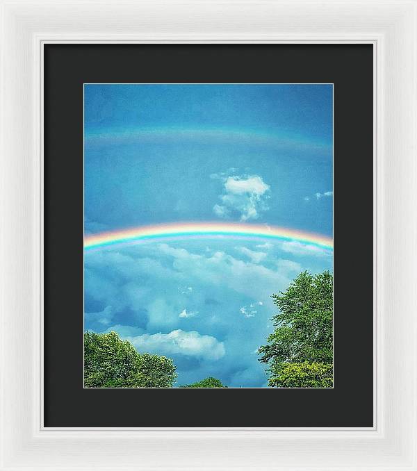 Double Rainbow - Framed Print