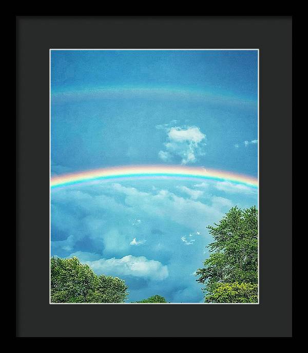 Double Rainbow - Framed Print