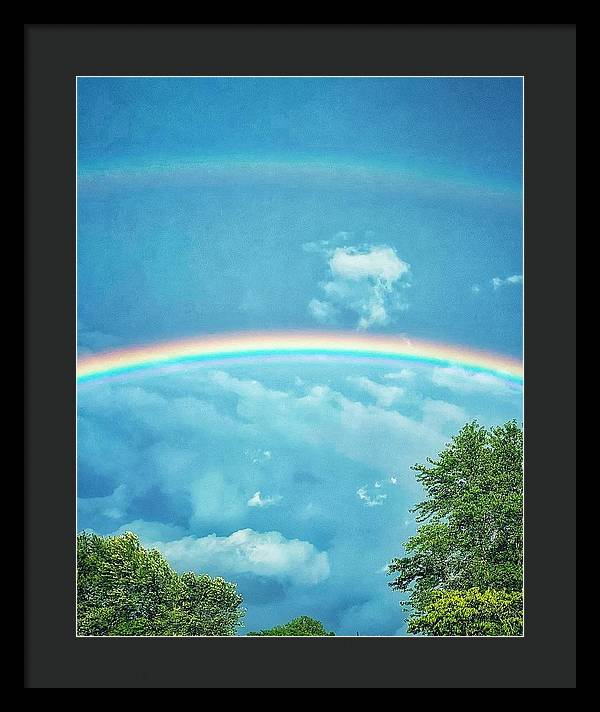 Double Rainbow - Framed Print