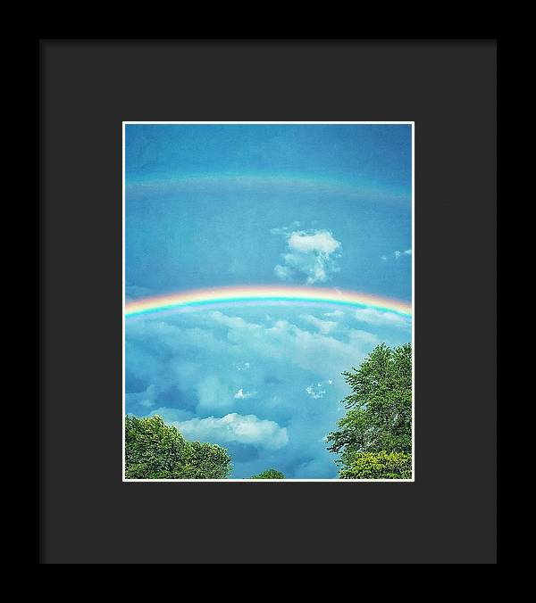 Double Rainbow - Framed Print