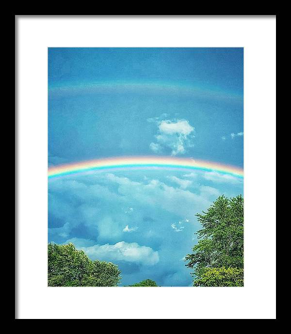 Double Rainbow - Framed Print