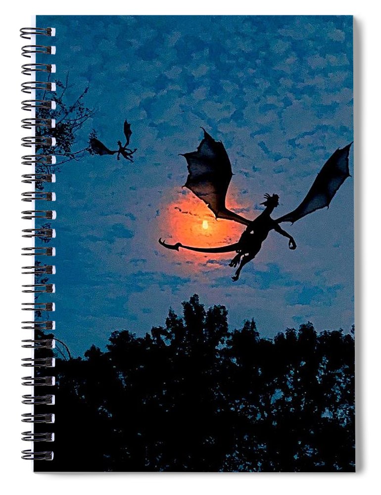 Dragon Night - Spiral Notebook