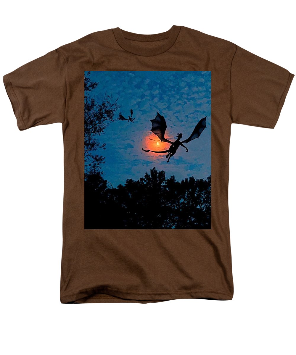 Dragon Night - Men's T-Shirt  (Regular Fit)