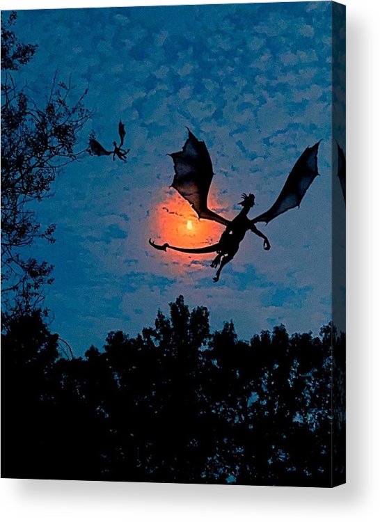 Dragon Night - Acrylic Print