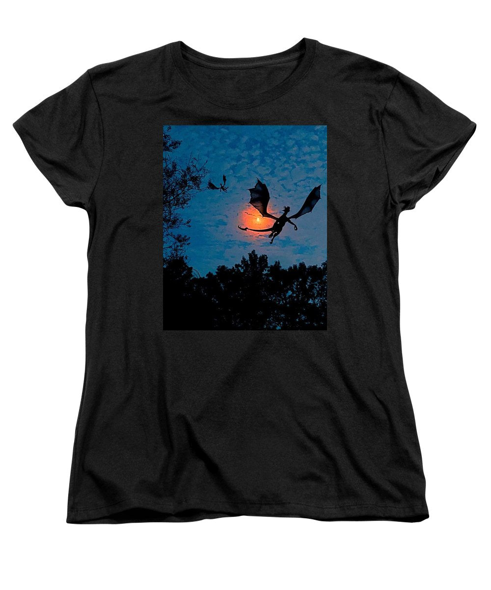 Dragon Night - Women's T-Shirt (Standard Fit)