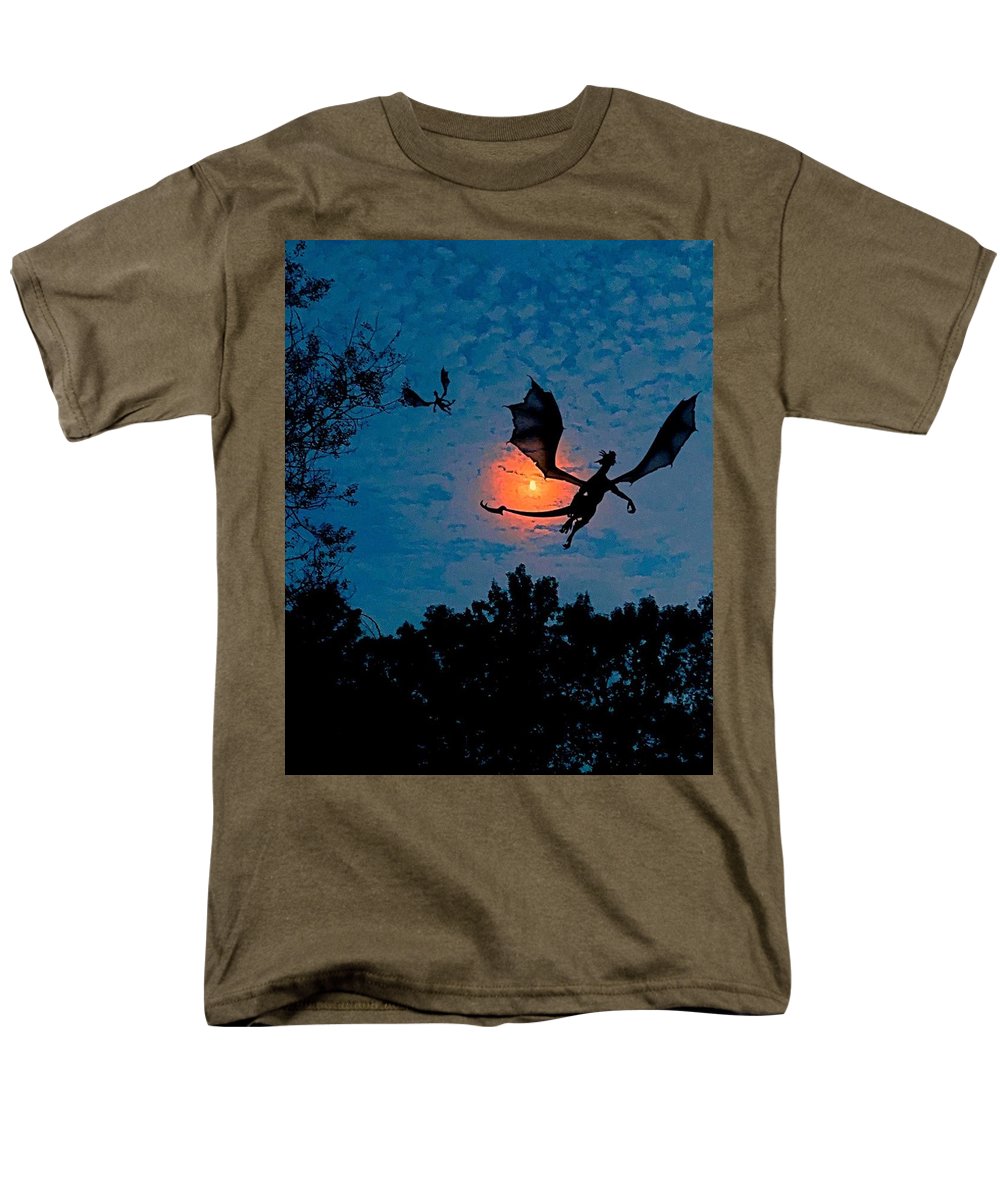 Dragon Night - Men's T-Shirt  (Regular Fit)