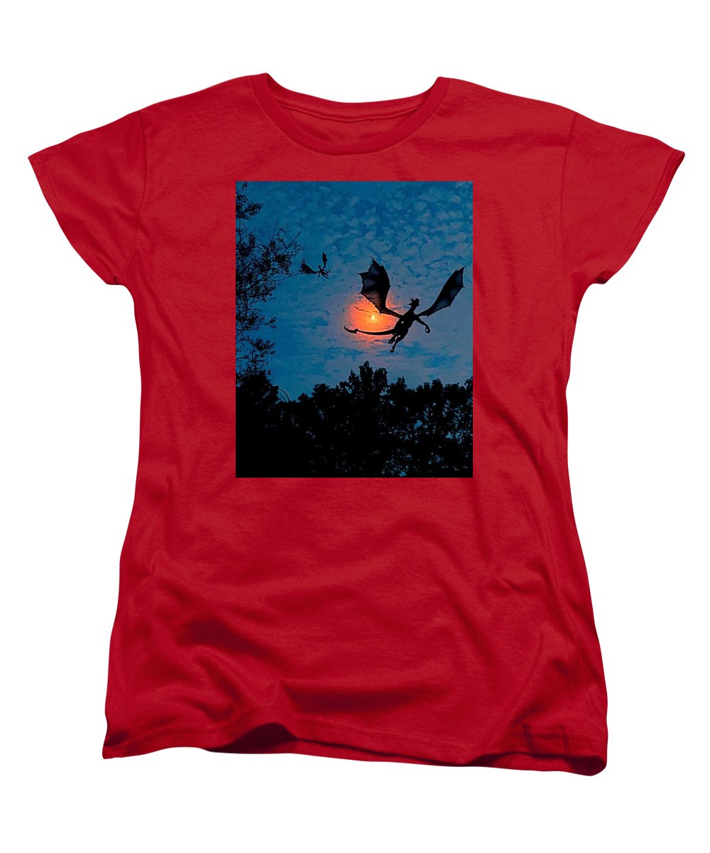 Dragon Night - Women's T-Shirt (Standard Fit)