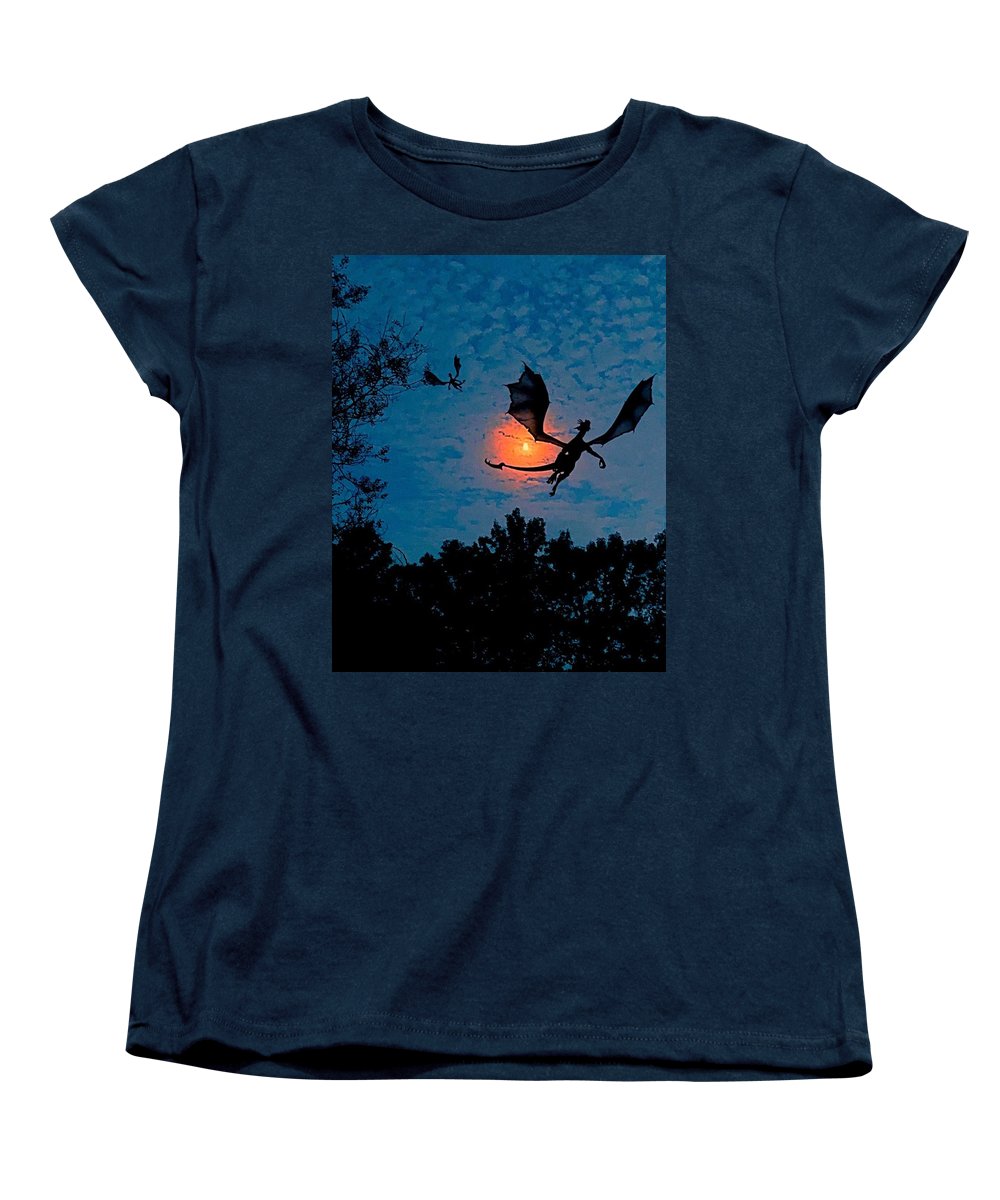 Dragon Night - Women's T-Shirt (Standard Fit)