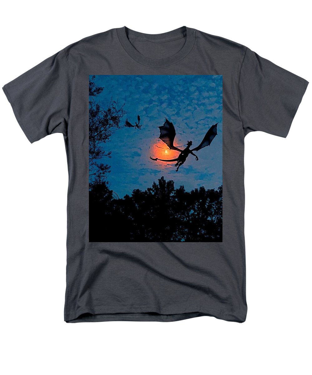 Dragon Night - Men's T-Shirt  (Regular Fit)