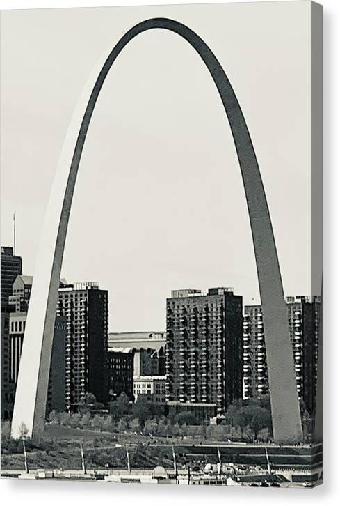 Driveby Shot of the Arch - Canvas Print