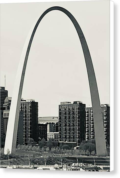 Driveby Shot of the Arch - Canvas Print